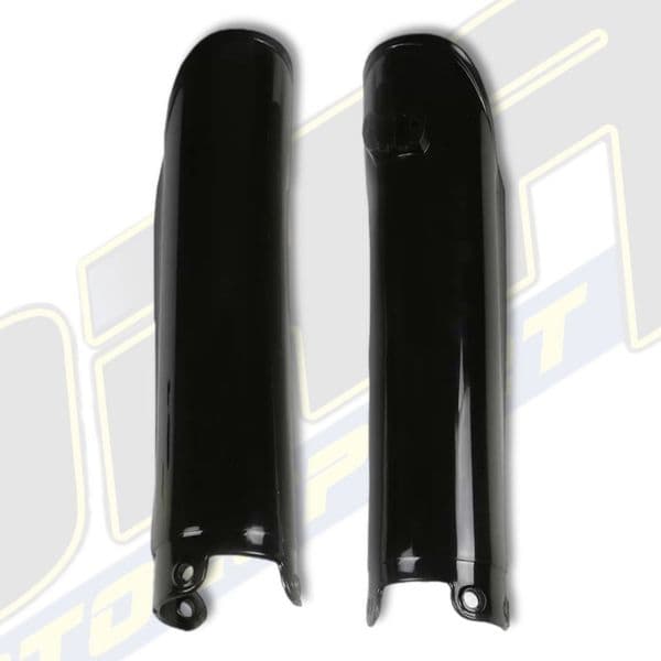 UFO Fork Guards - KTM EXC 125 250 2001-2007 - BLACK