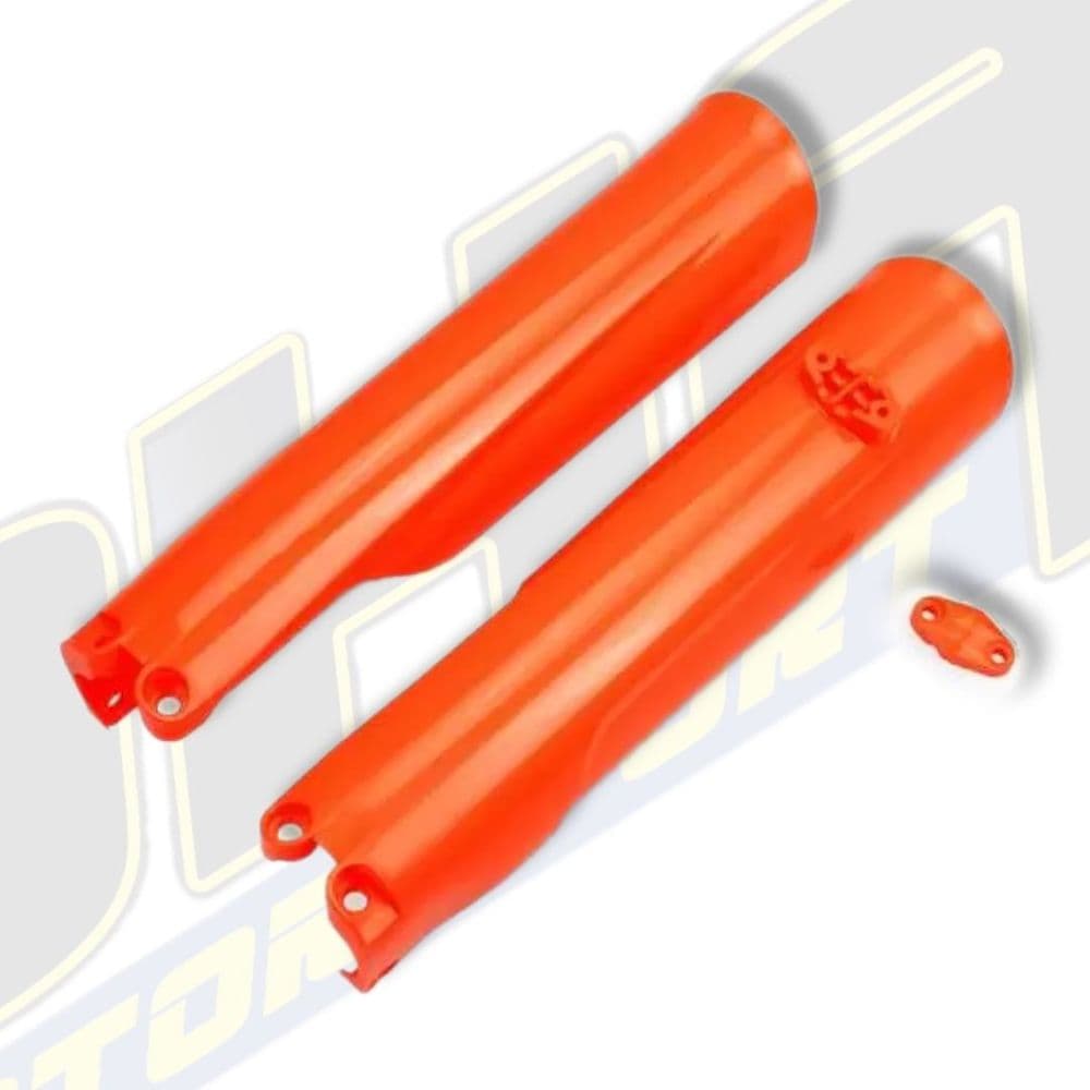 UFO Fork Guards - KTM SX SX-F 125 250 350 450 2023-2025 - NEON / FLURO ORANGE
