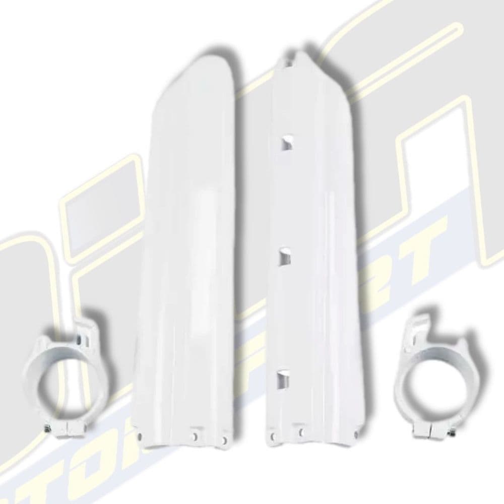 UFO Fork Guards - Yamaha YZ125 YZ250 1991-1995 - White