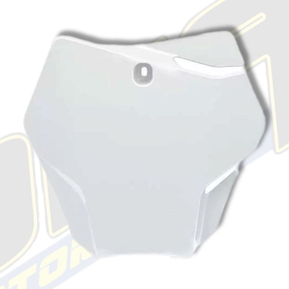 UFO Front Number Plate for Gas Gas MC350F 2021-2023 - WHITE