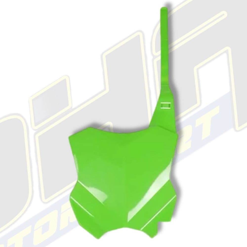 UFO Front Number Plate for Kawasaki KX450F 2016-2025 - GREEN
