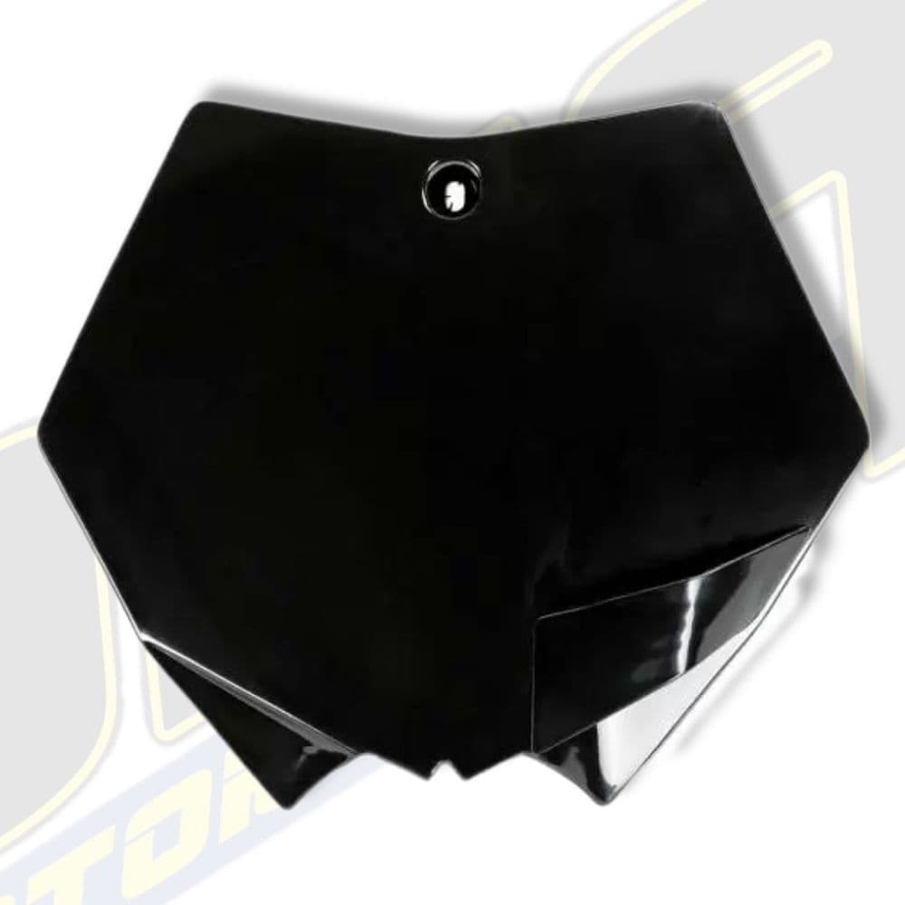 UFO Front Number Plate for KTM SX / SX-F 2007-2012  - BLACK