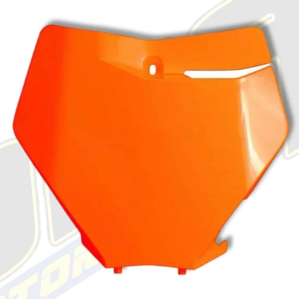 UFO Front Number Plate for KTM SX / SX-F 2019-2022 - NEON ORANGE
