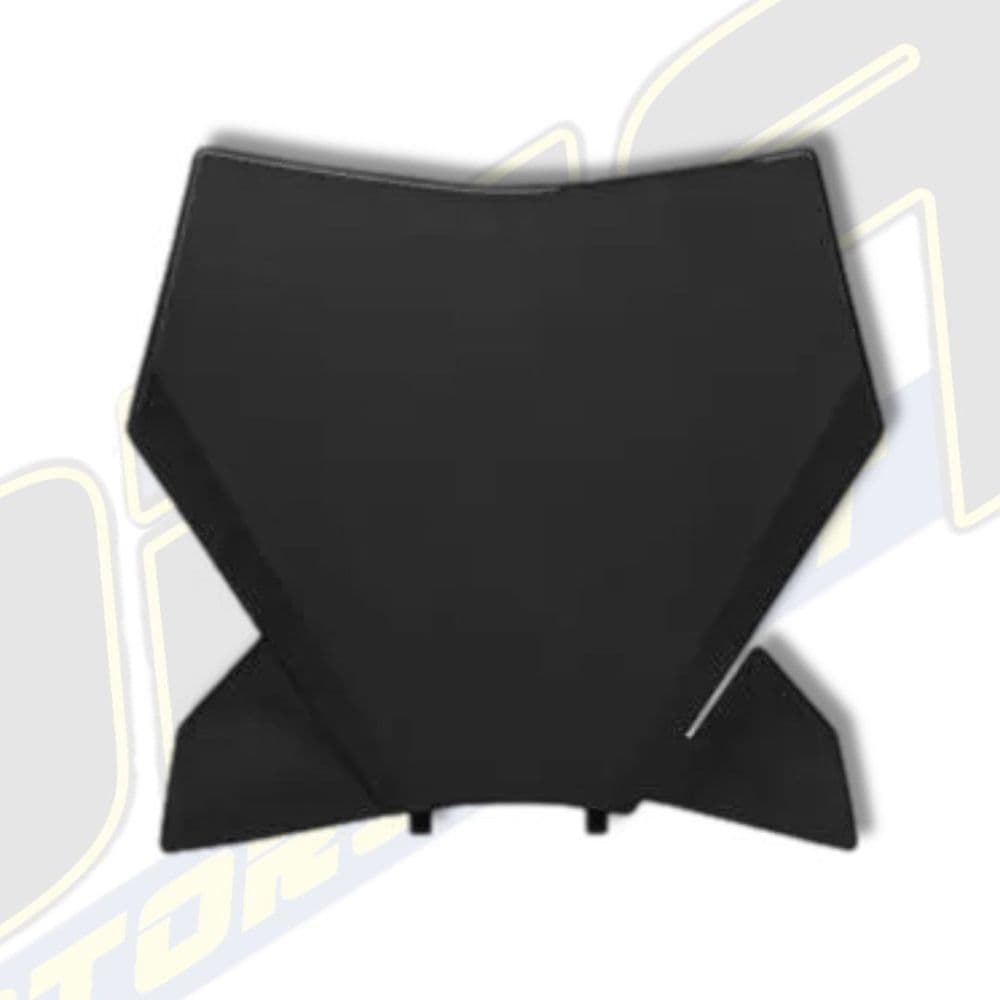UFO Front Number Plate for KTM SX / SX-F 2023-2025 - BLACK