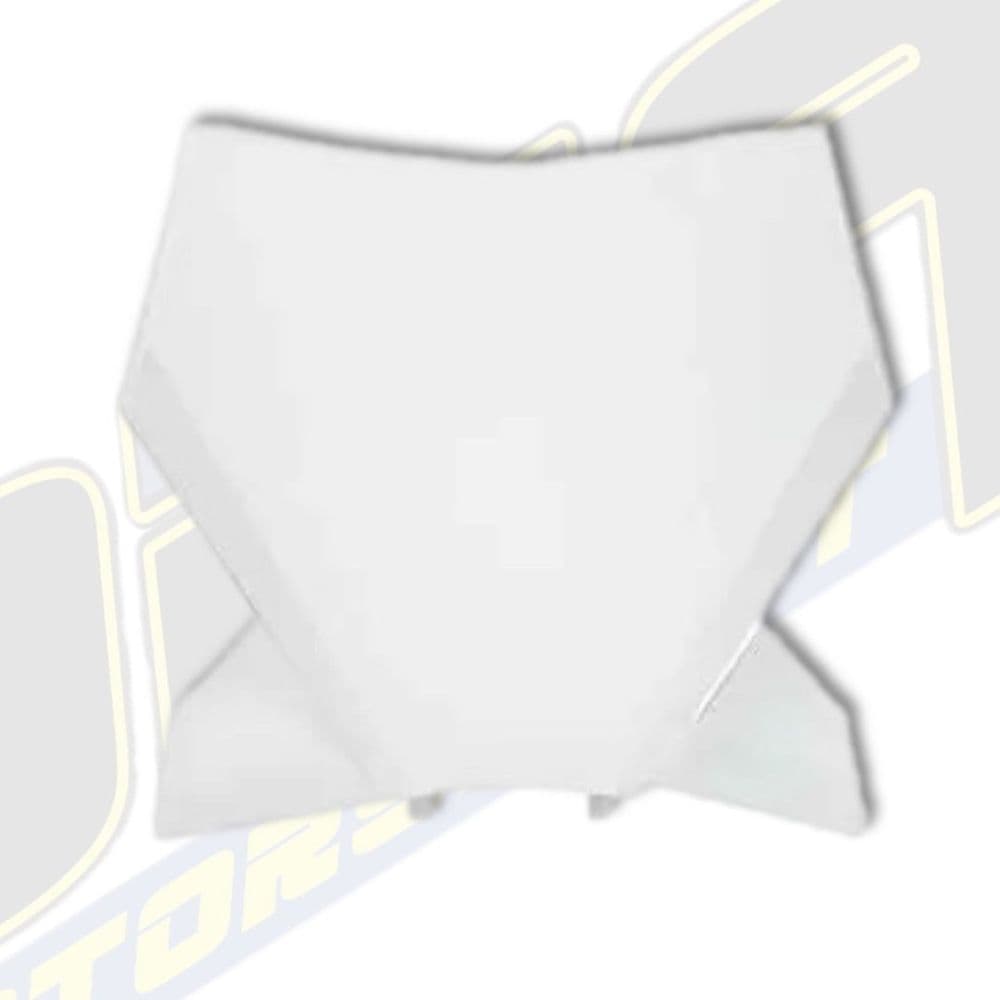 UFO Front Number Plate for KTM SX / SX-F 2023-2025 - WHITE