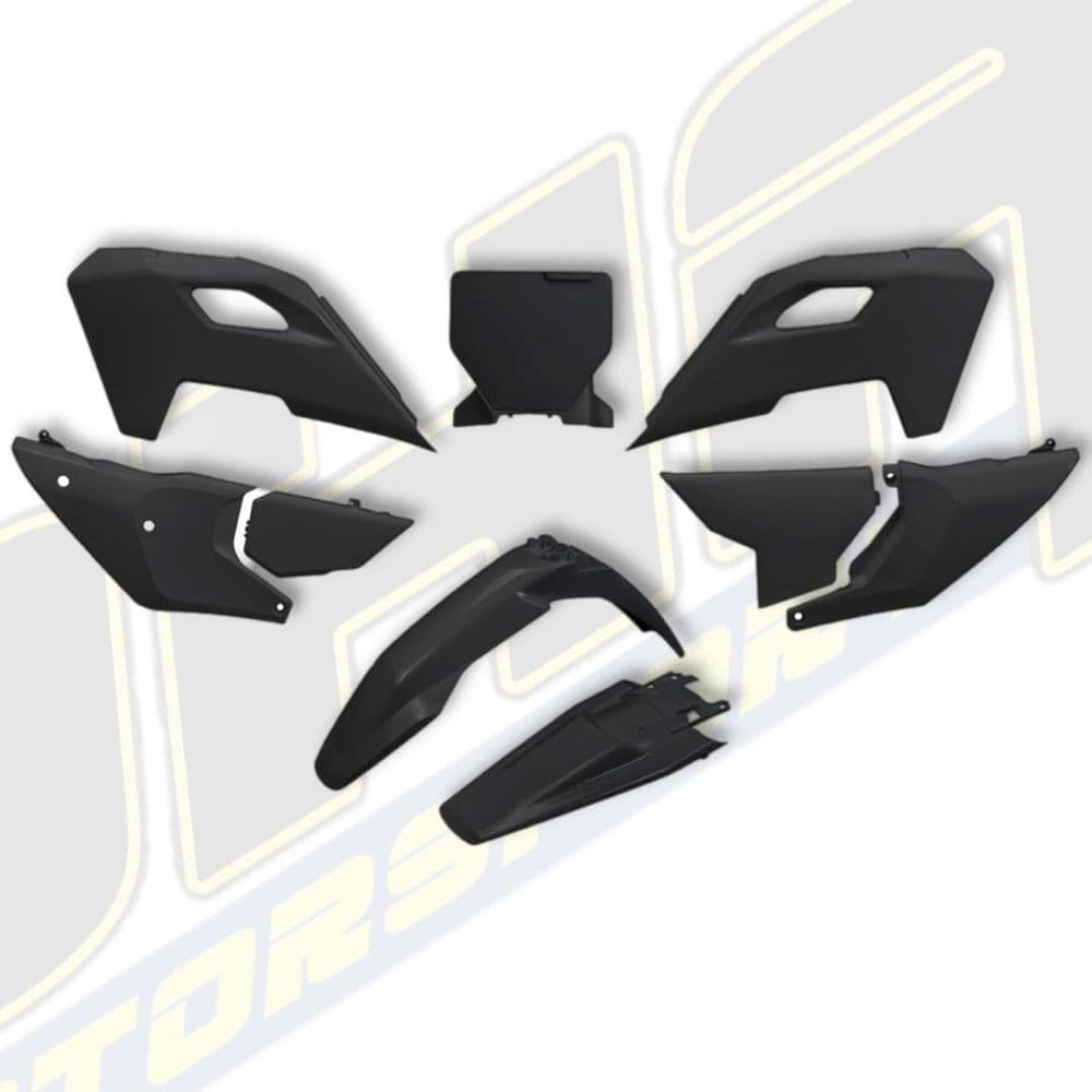 UFO Plastics Kit for Husqvarna TC125 TC250 2023 2024 - BLACK