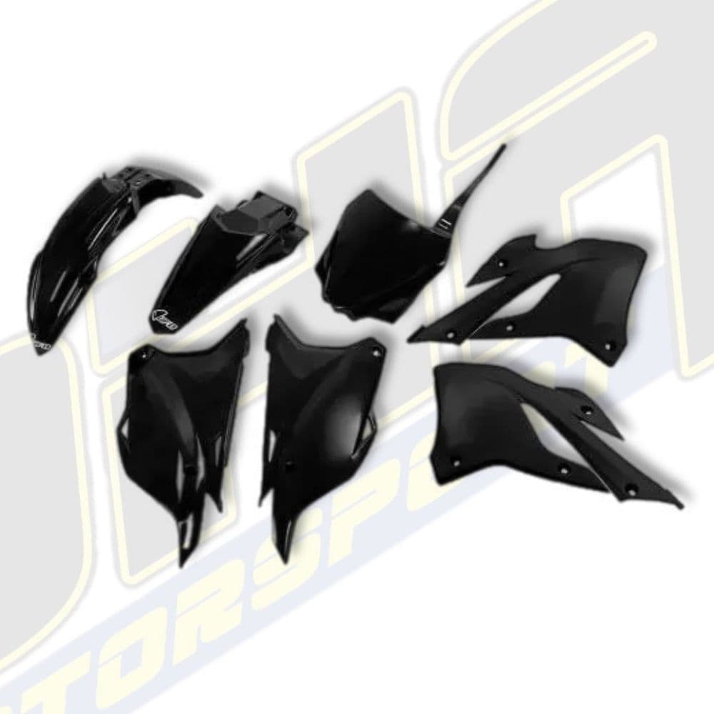 UFO Plastics Kit for Kawasaki KX85 2022-2025 - BLACK