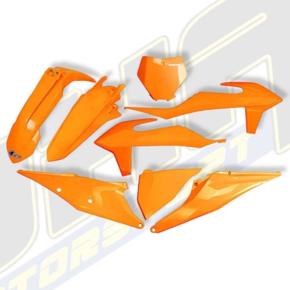 UFO Plastics Kit for KTM SX-F 250 350 450 2019-2022 - NEON FLURO ORANGE