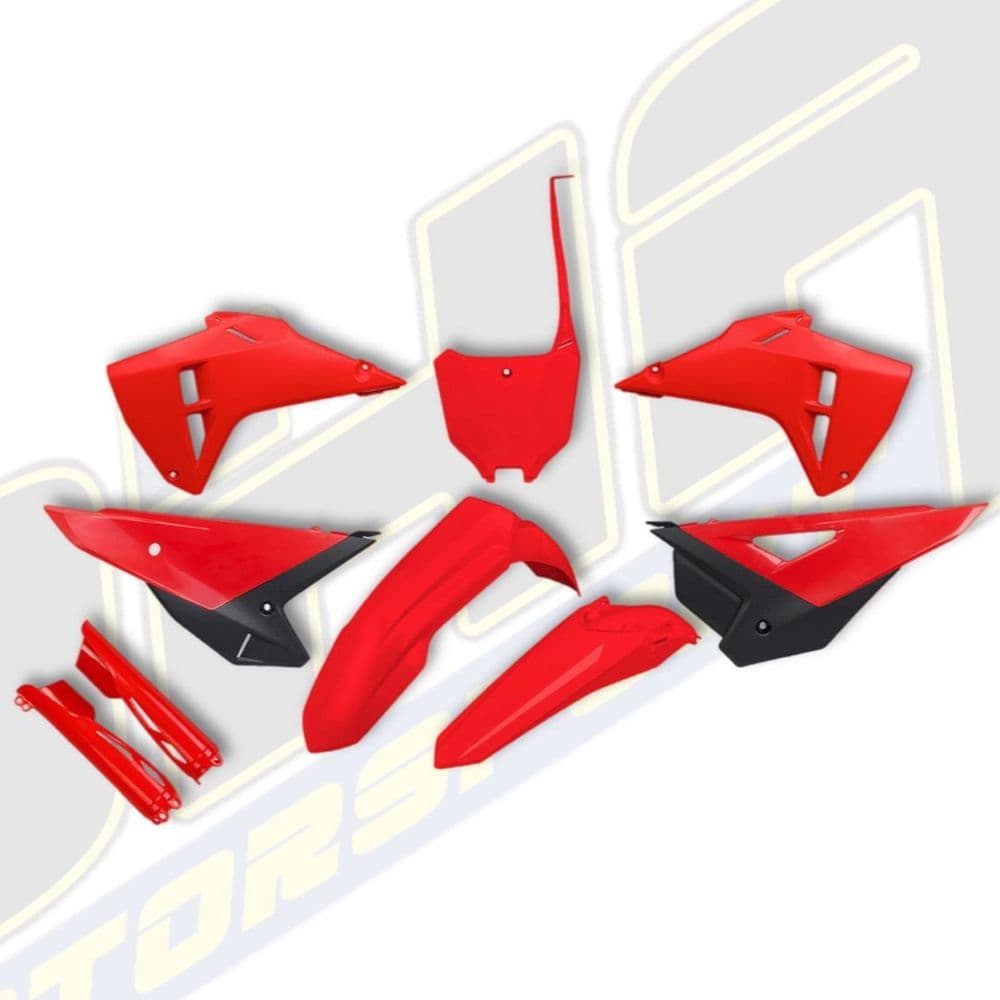 UFO Plastics Kit & Fork Guards for Honda CRF250R CRF250 R 2025 - OEM RED