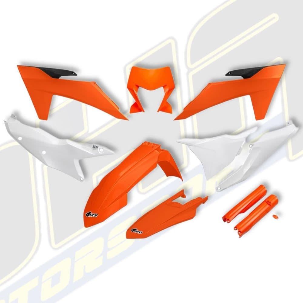 UFO Plastics Kit & Fork Guards for KTM EXC / EXC-F 2024-2025 - OEM Replica