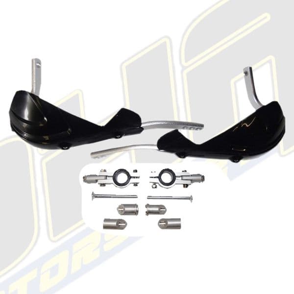 Wrap Around Motard Handguards for Pit Bikes - BLACK