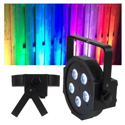 1 x Tri LED Flat Can Colour Wash or Uplighter Hire