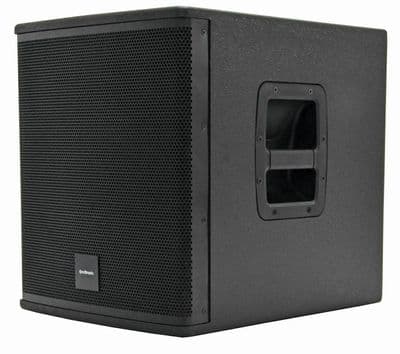 2 x Citronic CASA-18BA active Sub Speaker 2200W Stereo Crossover + Covers 124db