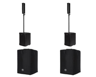 2 x RCF EVOX J8 2800W 2-Way Portable Array Speaker System + Cover 3Yr Warranty