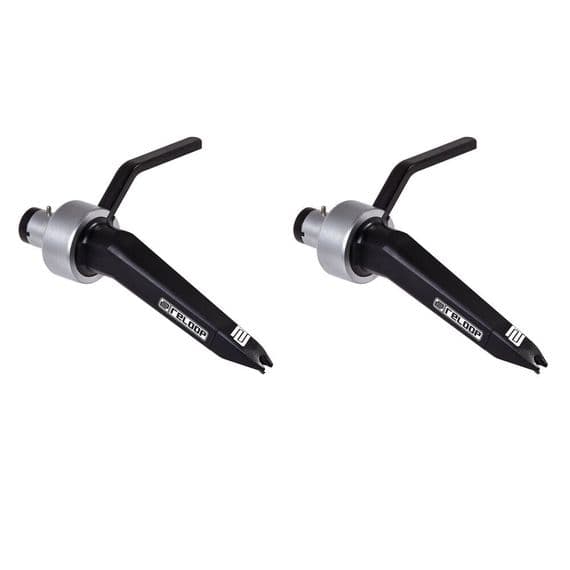 2 x Reloop Ortofon Concorde Black DJ Vinyl Record Deck Cartridge + Stylus Pair