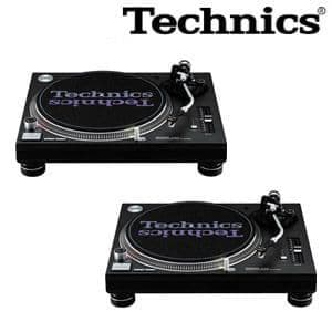 2 x Technics SL1200 SL1210 Turntable Deck Package Hire