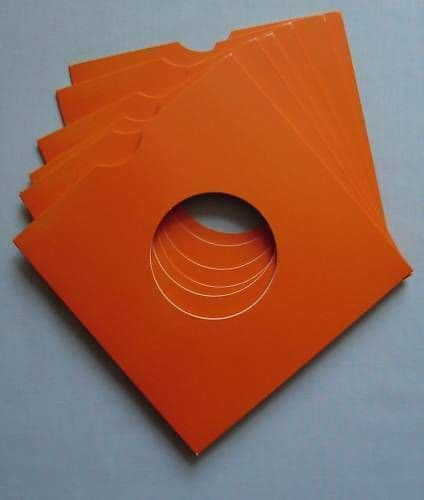 200 x 7" Orange Cardboard Record Sleeves Cover Card 7 Inch Single Sleeve 200 x 7" Orange Cardboard Record Sleeves Cover Card 7 Inch Single Sleeve