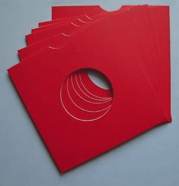50 x 7" Red Cardboard Record Sleeves Cover Card 7 Inch Single Sleeve 50 x 7" Red Cardboard Record Sleeves Cover Card 7 Inch Single Sleeve