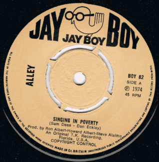 Alley Singing In Poverty uk Jay Boy 82 Mint