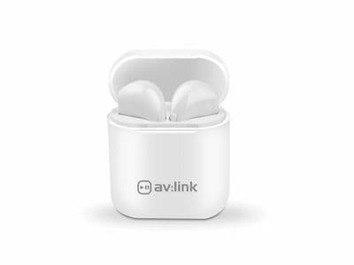 av:link Ear Shots Wireless Bluetooth Earphones In-Ear Headphones + Charger Case