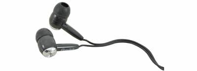 AV:Link EC9B - Black In ear stereo earphones in-ear silicone earbuds 3.5mm Jack