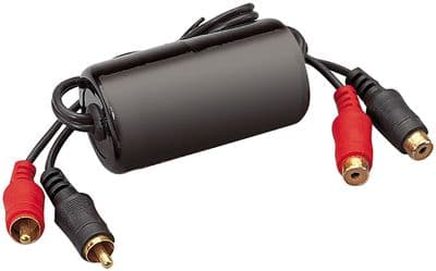 AV Link Ground Loop Isolator RCA Plugs - RCA Sockets