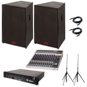 Band Mixing 14 Channel Desk and Sound Package 800W Hire