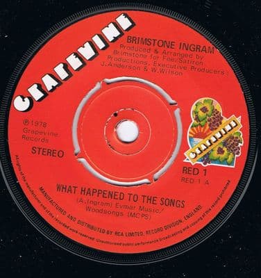 Brimstone Ingram What Happened To The Songs uk Grapevine