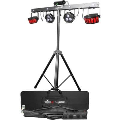 Chauvet DJ GigBAR 2 2 x Derby + 2 x Wash + RG Laser + Stand + Bag + Remote DMX