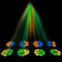 Chauvet DJ Gobozap Dynamic LED Barrel Scanner Effect Light 14 Colours + 14 Gobos