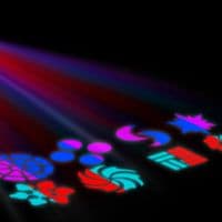 Chauvet DJ Gobozap Dynamic LED Barrel Scanner Effect Light 14 Colours + 14 Gobos