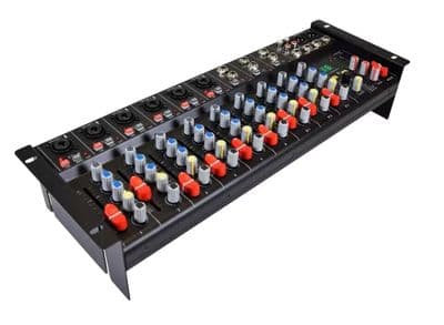 Citronic CSR-63 Rack Or Table Audio Mixer 9 Channel DSP Fx + BT + Phantom Power