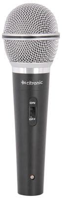 Citronic DMC-03 dynamic microphone includes Jack Lead + Adaptor + Holder + Case