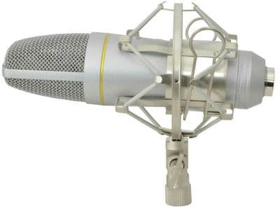 Citronic USB Studio Condenser Microphone CCU2 + Shock mount + Lead + Mic Pouch