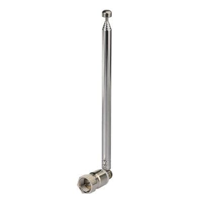 DAB FM Telescopic Aerial Antenna 75 Ohm F-Type  Connector Radio