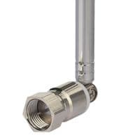 DAB FM Telescopic Aerial Antenna 75 Ohm F-Type  Connector Radio