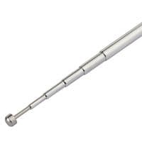 DAB FM Telescopic Aerial Antenna 75 Ohm F-Type  Connector Radio