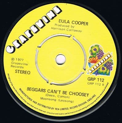 EULA COOPER BEGGARS CAN'T BE CHOOSEY/DEL CAPRIS HEY LITTLE WAY OUT GIRL GRAPEVINE