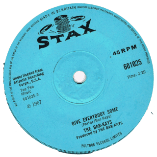 Give Everybody Some The Bar Kays Stax