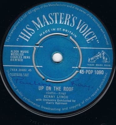 Kenny Lynch Up On The Roof His Masters Voice