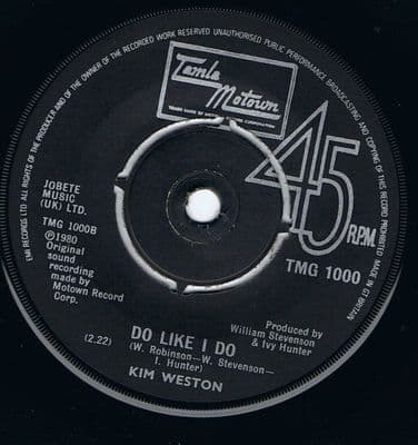 Kim Weston Do Like I Do Tamla Motown M- TMG1000