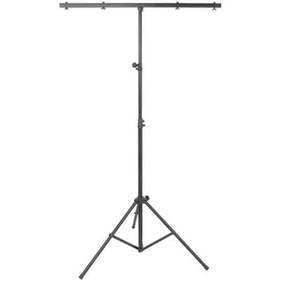 LT01 Portable T-Bar Lighting Tripod Stand for DJ Band 2.5M Height 30Kg Max Load