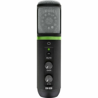Mackie EM-USB EleMent Series USB Stereo Condenser Microphone + Stand + Software