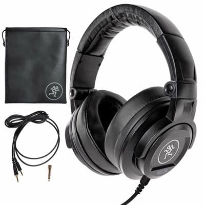 Mackie MC-250 Collapsible Closed Back Headphones 50mm Drivers 10Hz - 20kHz