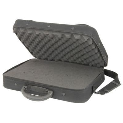 Microphone Mic or other items Flight Case Bag + Customisable Foam + Carry strap