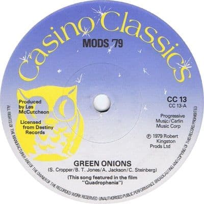 Mods 79 Green Onions Casino Classics CC13 Soul Northern Unplayed Old Stock