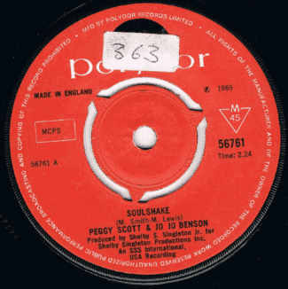 Peggy Scott & Jo Jo Benson Soulshake Polydor