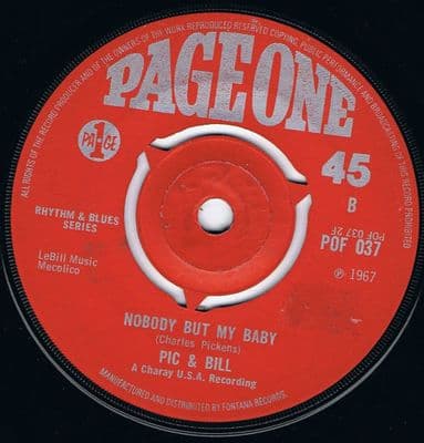 Pic & Bill Nobody But My Baby Page one