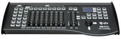 QTX 192 Channel DMX Controller with Joystick DM-X12 Led Display