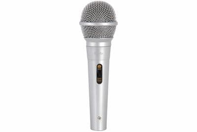 QTX DM11S Silver Dynamic Switched Microphone + 3 metre Jack Mic Lead 173.856